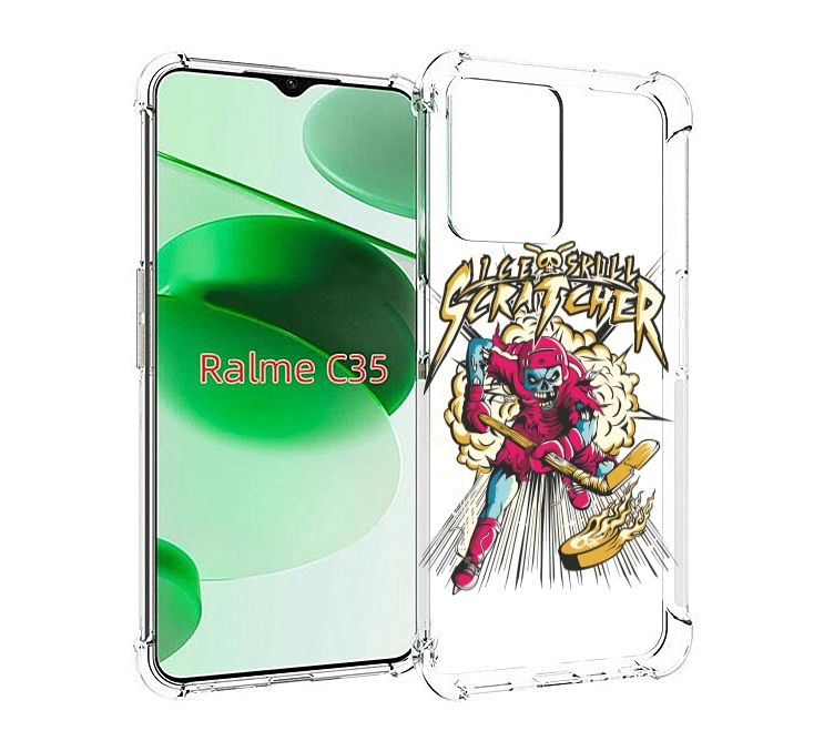 Чехол MyPads нарисованный скелет хоккеист для Realme C35 / Narzo 50A Prime, Прозрачный, Tocco
Чехол MyPads нарисованный скелет хоккеист для Realme C35 / Narzo 50A Prime, Прозрачный, Tocco