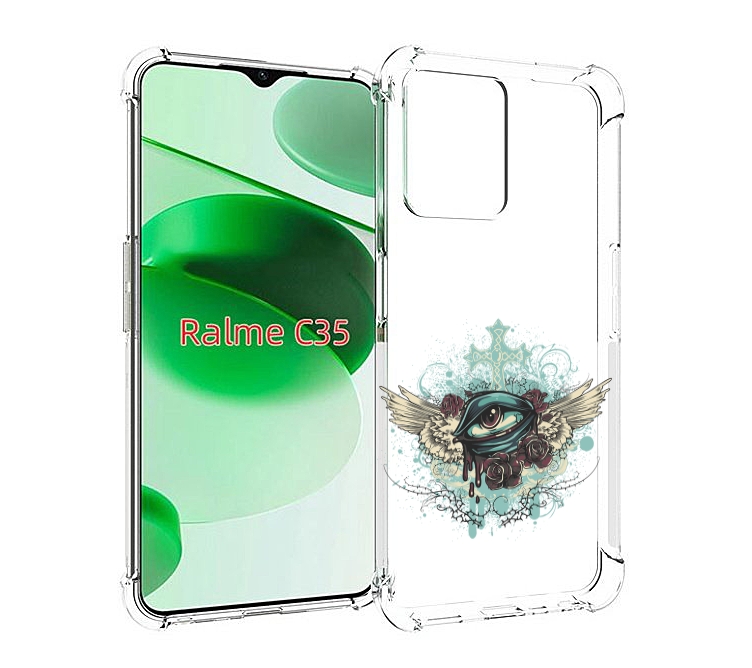 Чехол MyPads плачущий глаз с крыльями для Realme C35 / Narzo 50A Prime, Прозрачный, Tocco
Чехол MyPads плачущий глаз с крыльями для Realme C35 / Narzo 50A Prime, Прозрачный, Tocco