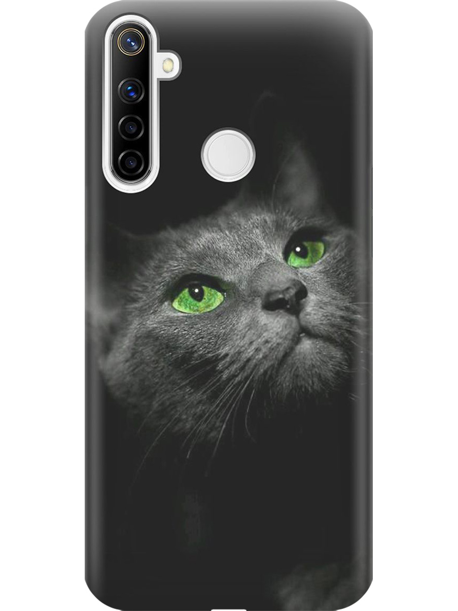 Силиконовый чехол на Realme 5/6i/C3 с принтом "Зеленоглазая кошка", Прозрачный;зеленый;серый;черный, 726149611
Силиконовый чехол на Realme 5/6i/C3 с принтом "Зеленоглазая кошка", Прозрачный;зеленый;серый;черный, 726149611