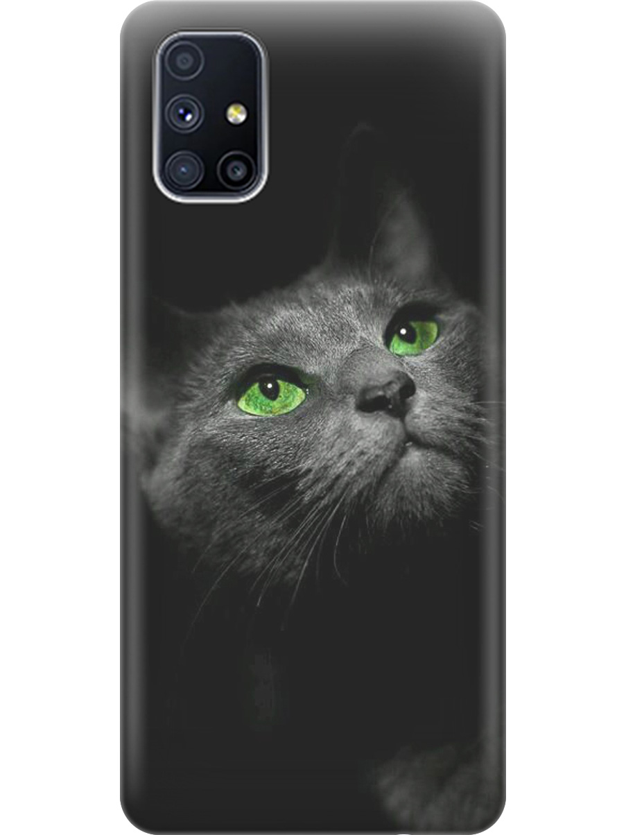 Силиконовый чехол на Samsung Galaxy M51 с принтом "Зеленоглазая кошка", Прозрачный;зеленый;серый;черный, 723412511
Силиконовый чехол на Samsung Galaxy M51 с принтом "Зеленоглазая кошка", Прозрачный;зеленый;серый;черный, 723412511