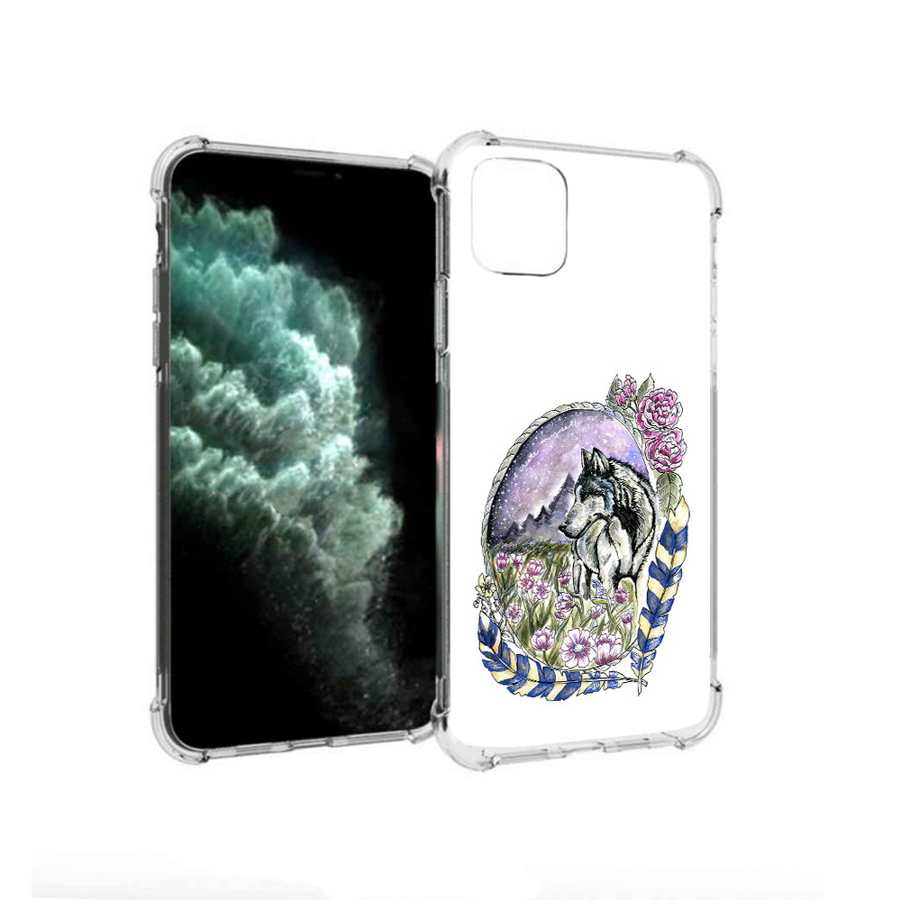 Чехол MyPads Tocco для Apple iPhone 11 Pro Max нарисованный волк в цветах с перьями, Прозрачный, Tocco
Чехол MyPads Tocco для Apple iPhone 11 Pro Max нарисованный волк в цветах с перьями, Прозрачный, Tocco