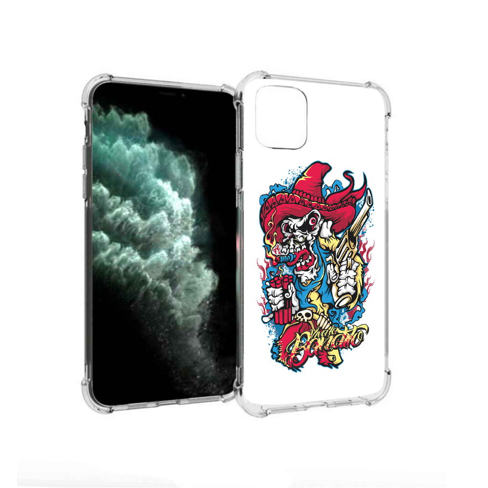 Чехол MyPads Tocco для Apple iPhone 11 Pro Max нарисованный скелет с писталетом, Прозрачный, Tocco
Чехол MyPads Tocco для Apple iPhone 11 Pro Max нарисованный скелет с писталетом, Прозрачный, Tocco