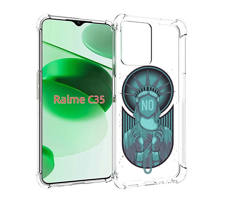 Чехол MyPads статуя свободы зеленый для Realme C35 / Narzo 50A Prime, Прозрачный, Tocco
Чехол MyPads статуя свободы зеленый для Realme C35 / Narzo 50A Prime, Прозрачный, Tocco