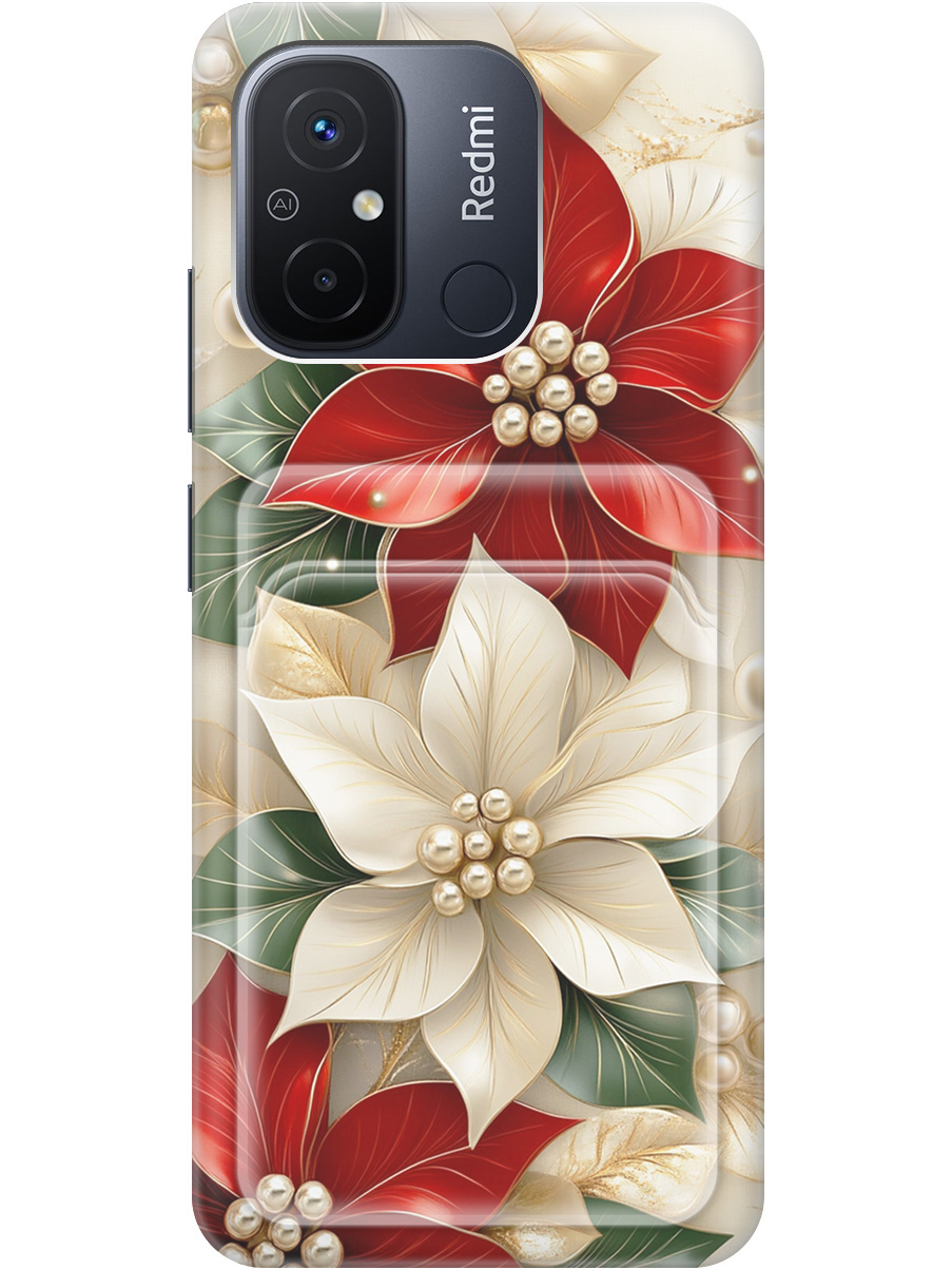 Силиконовый чехол на Xiaomi Redmi 12C с принтом "Цветы и бусы" с карманом для карты, Бежевый;красный;прозрачный, 766734821
Силиконовый чехол на Xiaomi Redmi 12C с принтом "Цветы и бусы" с карманом для карты, Бежевый;красный;прозрачный, 766734821