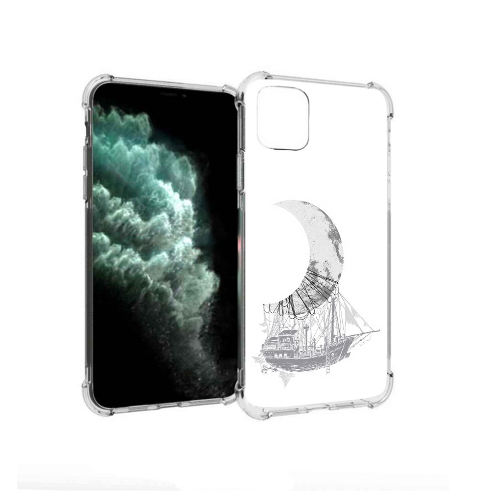Чехол MyPads Tocco для Apple iPhone 11 Pro Max черно белый корабль полумесяц, Прозрачный, Tocco
Чехол MyPads Tocco для Apple iPhone 11 Pro Max черно белый корабль полумесяц, Прозрачный, Tocco