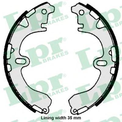 Тормозные колодки LPR барабанные для Toyota Camry V20 86-93, Corolla E110 95-04 06720
Тормозные колодки LPR барабанные для Toyota Camry V20 86-93, Corolla E110 95-04 06720