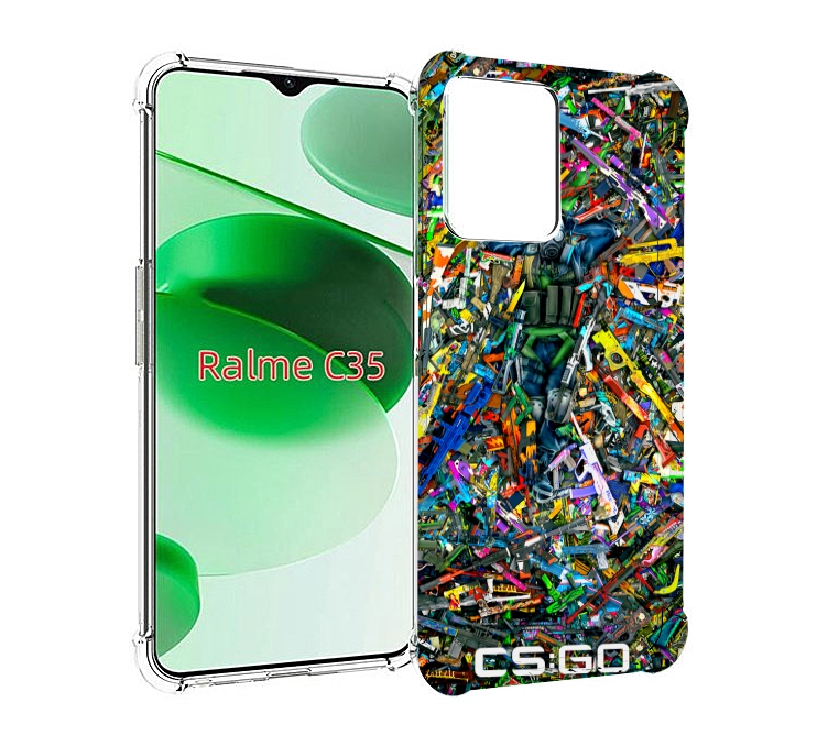 Чехол MyPads CS GO guns skins мужской для Realme C35 / Narzo 50A Prime, Прозрачный, Tocco
Чехол MyPads CS GO guns skins мужской для Realme C35 / Narzo 50A Prime, Прозрачный, Tocco
