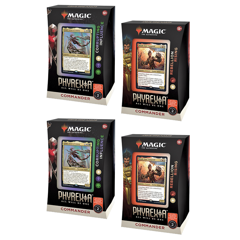 Дополнение для Magic: the Gathering 4 колоды Commander Deck Phyrexia All Will Be One англ.
Дополнение для Magic: the Gathering 4 колоды Commander Deck Phyrexia All Will Be One англ.