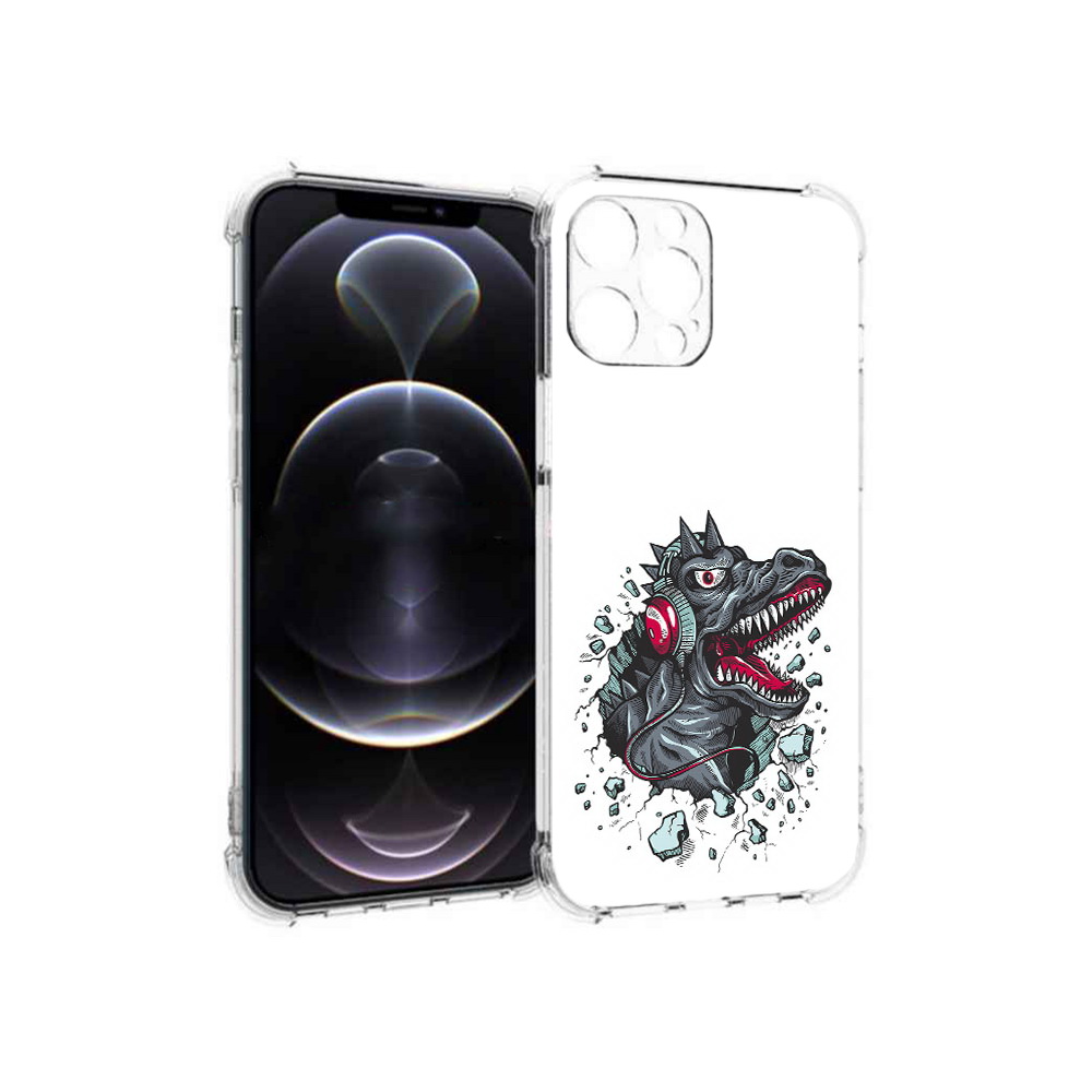 Чехол MyPads Tocco для Apple iPhone 12 Pro Max Нарисованный динозавр в наушниках, Прозрачный, Tocco
Чехол MyPads Tocco для Apple iPhone 12 Pro Max Нарисованный динозавр в наушниках, Прозрачный, Tocco