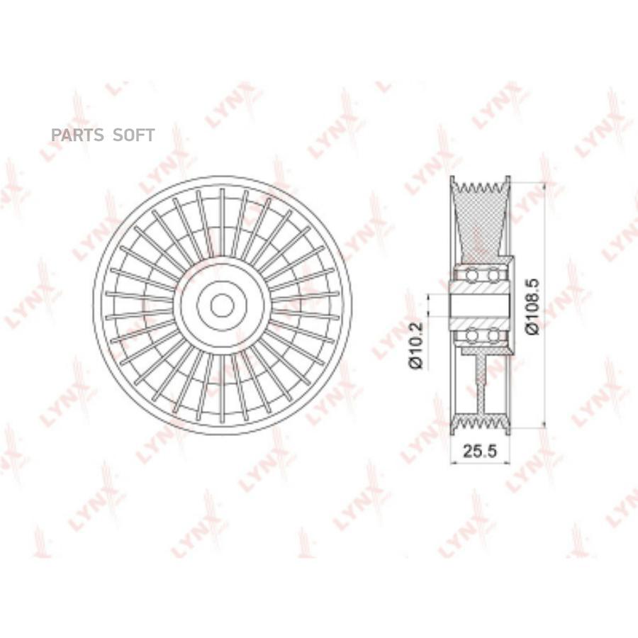 Ролик ручейкового ремня Opel Astra G/Astra G //Zafira A 96>05 Mercedes Sprinter 2-t/Sprint
Ролик ручейкового ремня Opel Astra G/Astra G //Zafira A 96>05 Mercedes Sprinter 2-t/Sprint