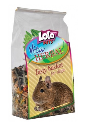 Корм для дегу LoloPets Herbal Tasty basket for degu, 0.15 кг, Herbal Tasty basket for degu
Корм для дегу LoloPets Herbal Tasty basket for degu, 0.15 кг, Herbal Tasty basket for degu