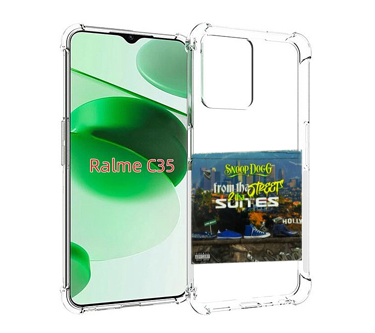 Чехол MyPads Snoop Dogg FROM THE STREET 2 THA SUITES для Realme C35 / Narzo 50A Prime, Прозрачный, Tocco
Чехол MyPads Snoop Dogg FROM THE STREET 2 THA SUITES для Realme C35 / Narzo 50A Prime, Прозрачный, Tocco