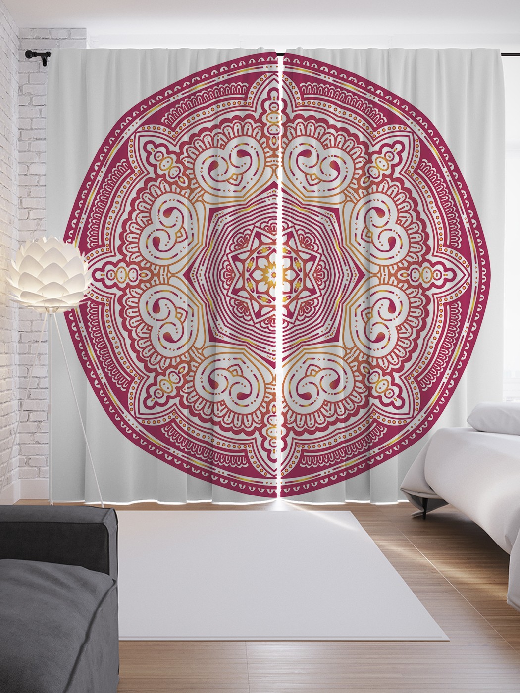 Шторы JoyArty с фотопечатью "Диск цветочной мандалы" из сатена, 290х265 см, Диск цветочной мандалы 
Шторы JoyArty с фотопечатью "Диск цветочной мандалы" из сатена, 290х265 см, Диск цветочной мандалы