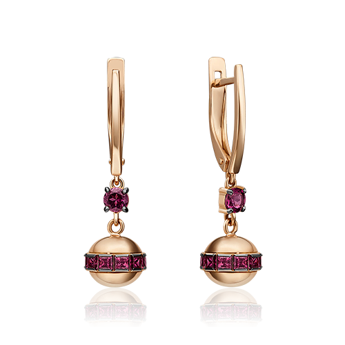 Серьги подвески из красного золота PLATINA jewelry 02-4561-00, гранат, 02-4561-00
Серьги подвески из красного золота PLATINA jewelry 02-4561-00, гранат, 02-4561-00