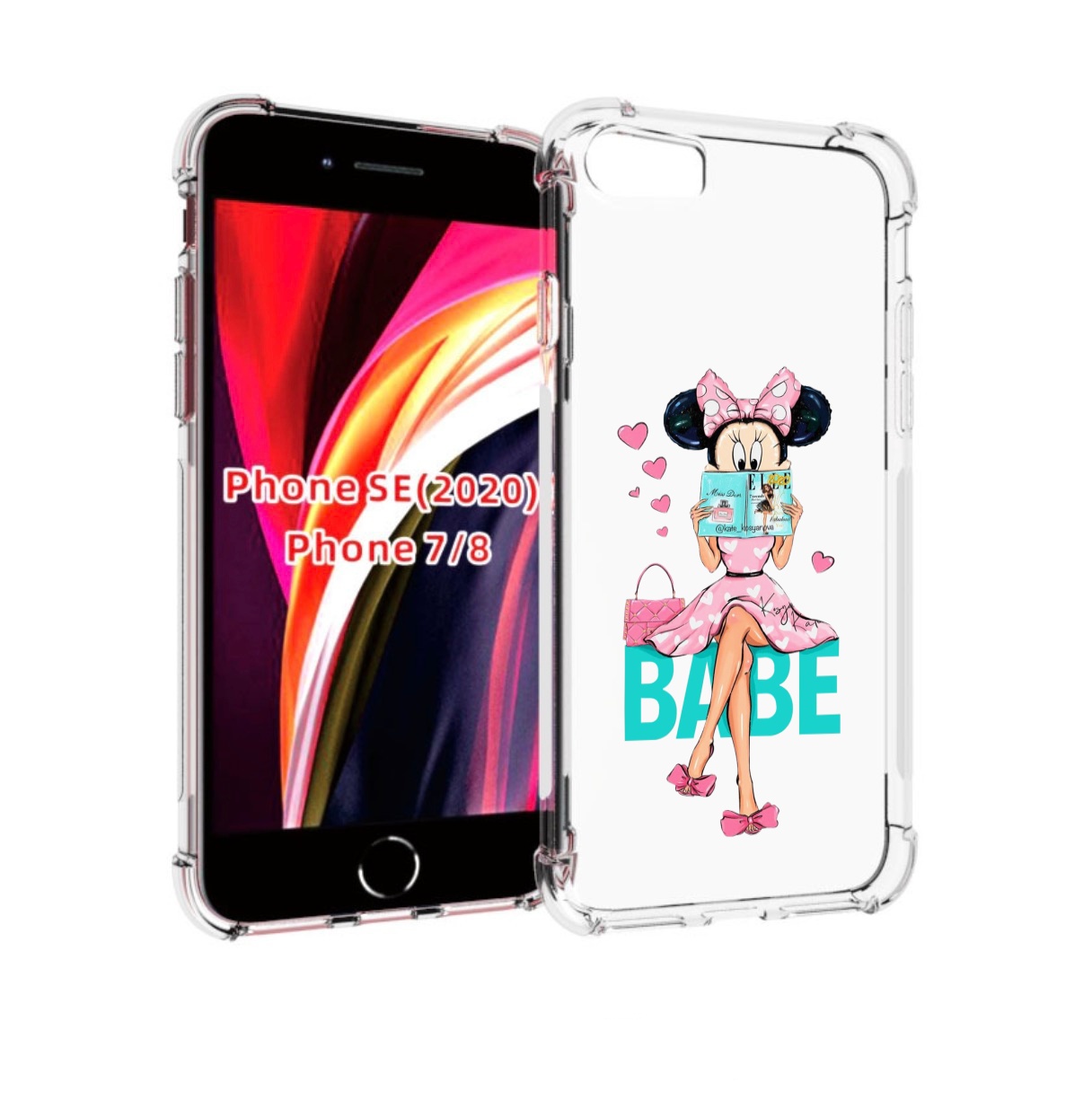 Чехол MyPads Бейби-микки для iPhone 7 4.7 / iPhone 8 / iPhone SE 2 (2020), Прозрачный, Tocco
Чехол MyPads Бейби-микки для iPhone 7 4.7 / iPhone 8 / iPhone SE 2 (2020), Прозрачный, Tocco