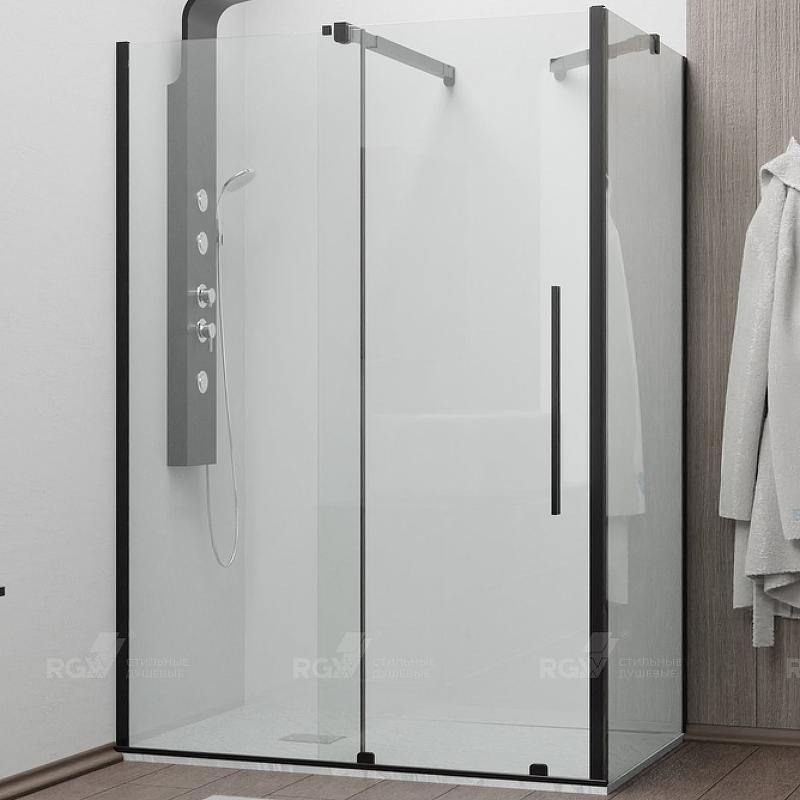 Душевой уголок RGW Tornado TO-48B 150х80 41074858-14 профиль Черный стекло прозрачное
Душевой уголок RGW Tornado TO-48B 150х80 41074858-14 профиль Черный стекло прозрачное