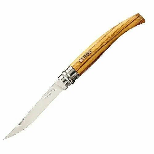 Нож Opinel серии Slim №10, филейный, клинок 10см, нержавеющая сталь, зеркальная полировка,, 000645
Нож Opinel серии Slim №10, филейный, клинок 10см, нержавеющая сталь, зеркальная полировка,, 000645