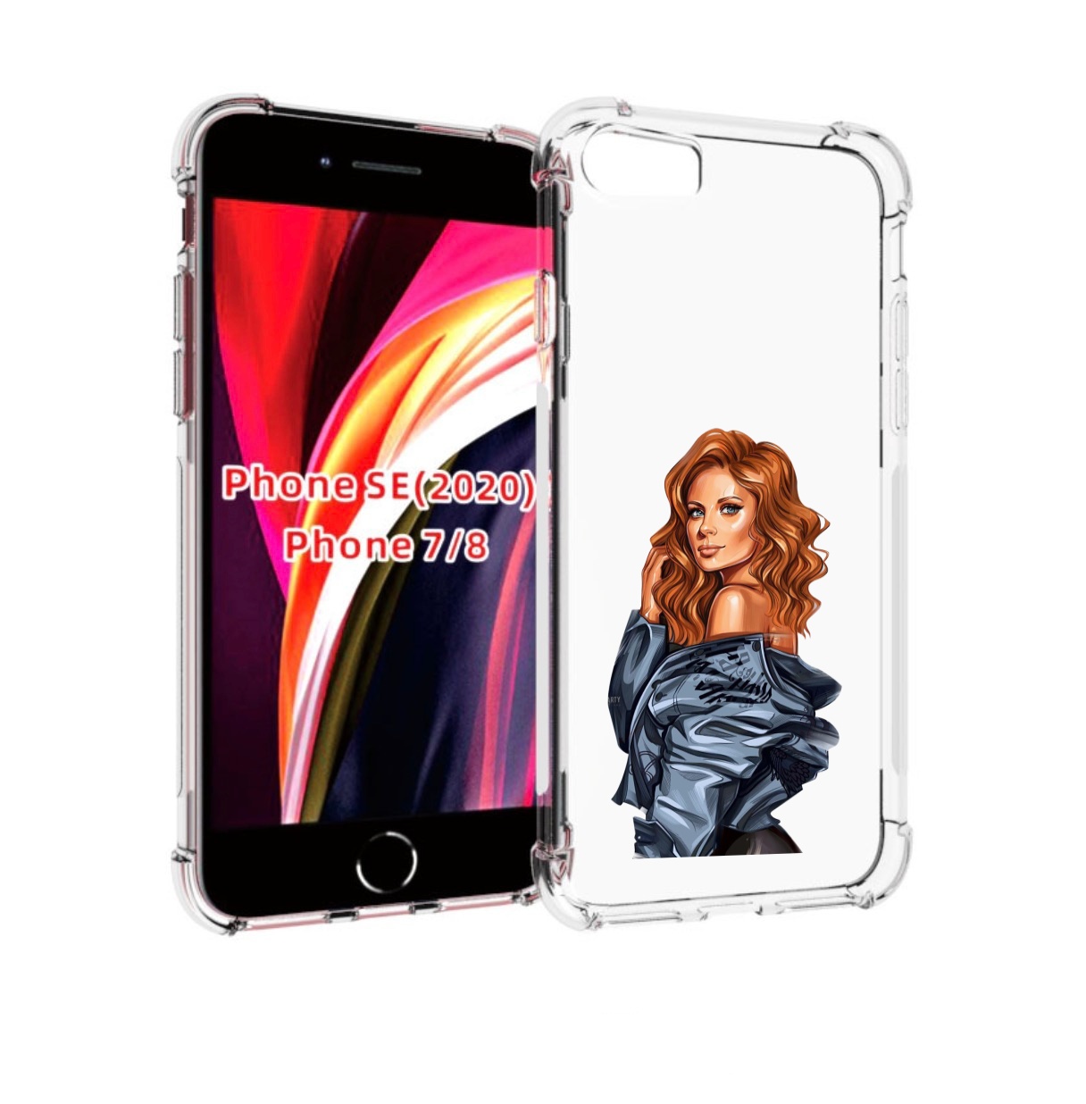 Чехол MyPads Рыжая-девушка женский для iPhone 7 4.7 / iPhone 8 / iPhone SE 2 (2020), Прозрачный, Tocco
Чехол MyPads Рыжая-девушка женский для iPhone 7 4.7 / iPhone 8 / iPhone SE 2 (2020), Прозрачный, Tocco