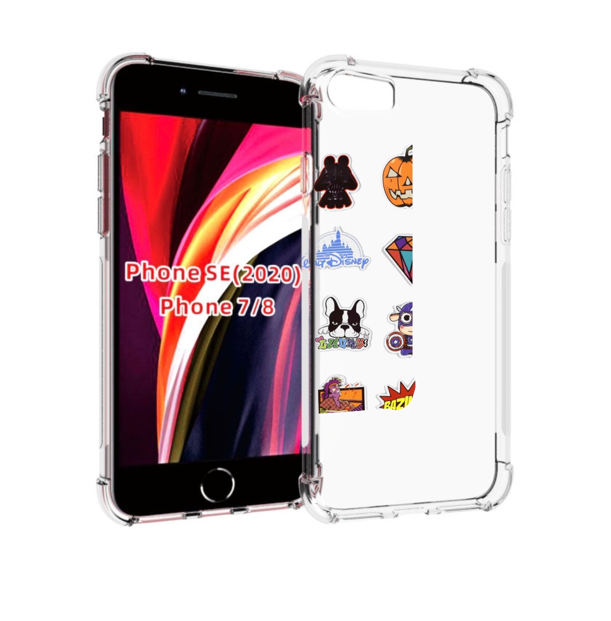 Чехол MyPads Стикеры-2 для iPhone 7 4.7 / iPhone 8 / iPhone SE 2 (2020), Прозрачный, Tocco
Чехол MyPads Стикеры-2 для iPhone 7 4.7 / iPhone 8 / iPhone SE 2 (2020), Прозрачный, Tocco