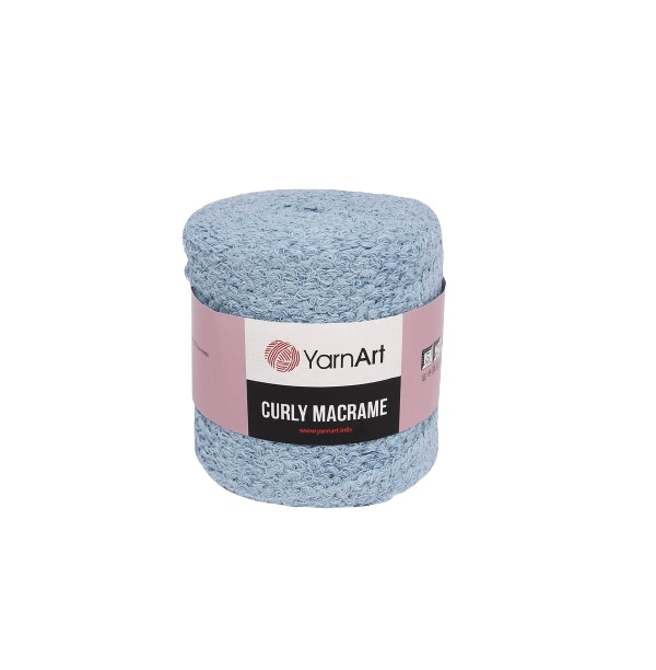 Пряжа YarnArt Curly Macrame 500г, 195м (хлопок, вискоза) (760 голубой), 2 мотка, Curly Macrame
Пряжа YarnArt Curly Macrame 500г, 195м (хлопок, вискоза) (760 голубой), 2 мотка, Curly Macrame