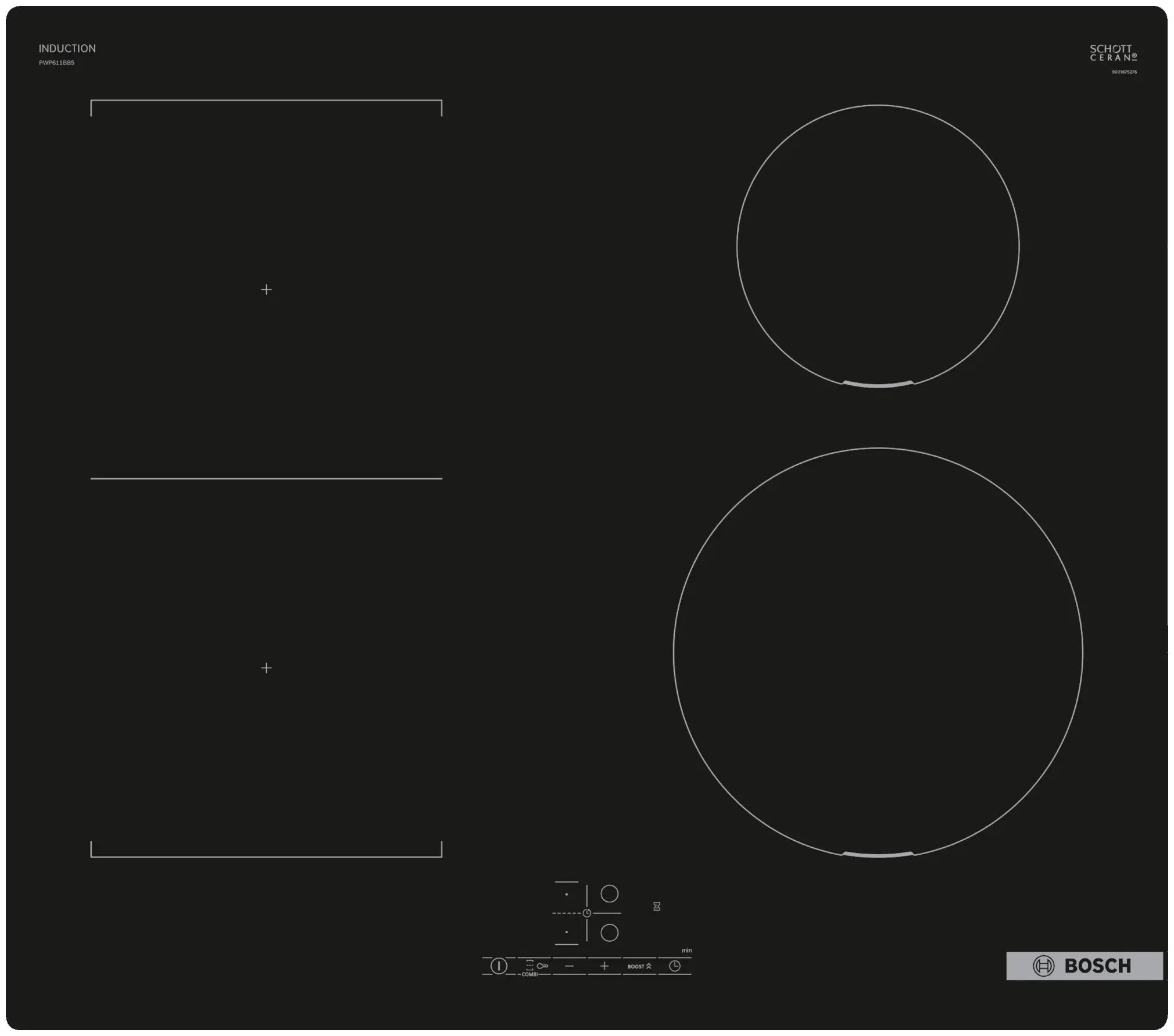 Встраиваемая варочная панель индукционная Bosch PWP611BB5E черный, PWP611BB5E
Встраиваемая варочная панель индукционная Bosch PWP611BB5E черный, PWP611BB5E