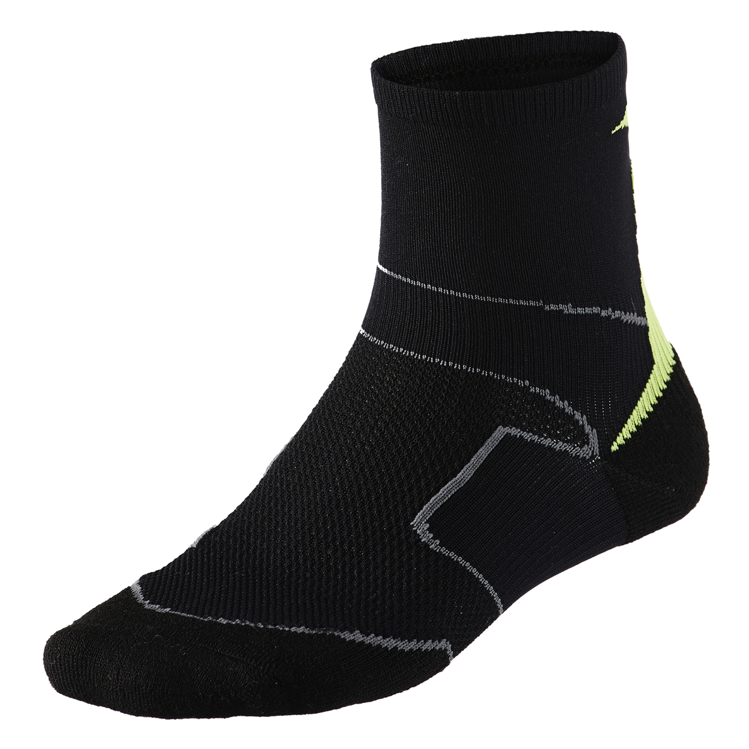фото Носки унисекс mizuno endura trail socks черные 38-40