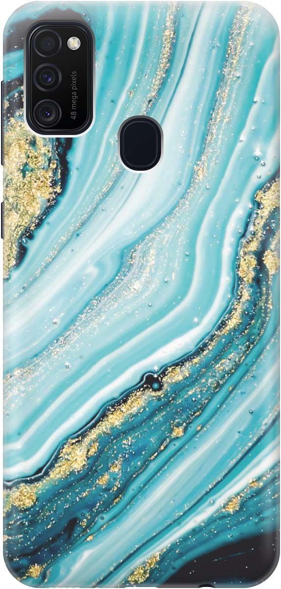 Силиконовый чехол на Samsung Galaxy M21/M30s с принтом "Зеленый мрамор", Белый;зеленый, 196
Силиконовый чехол на Samsung Galaxy M21/M30s с принтом "Зеленый мрамор", Белый;зеленый, 196