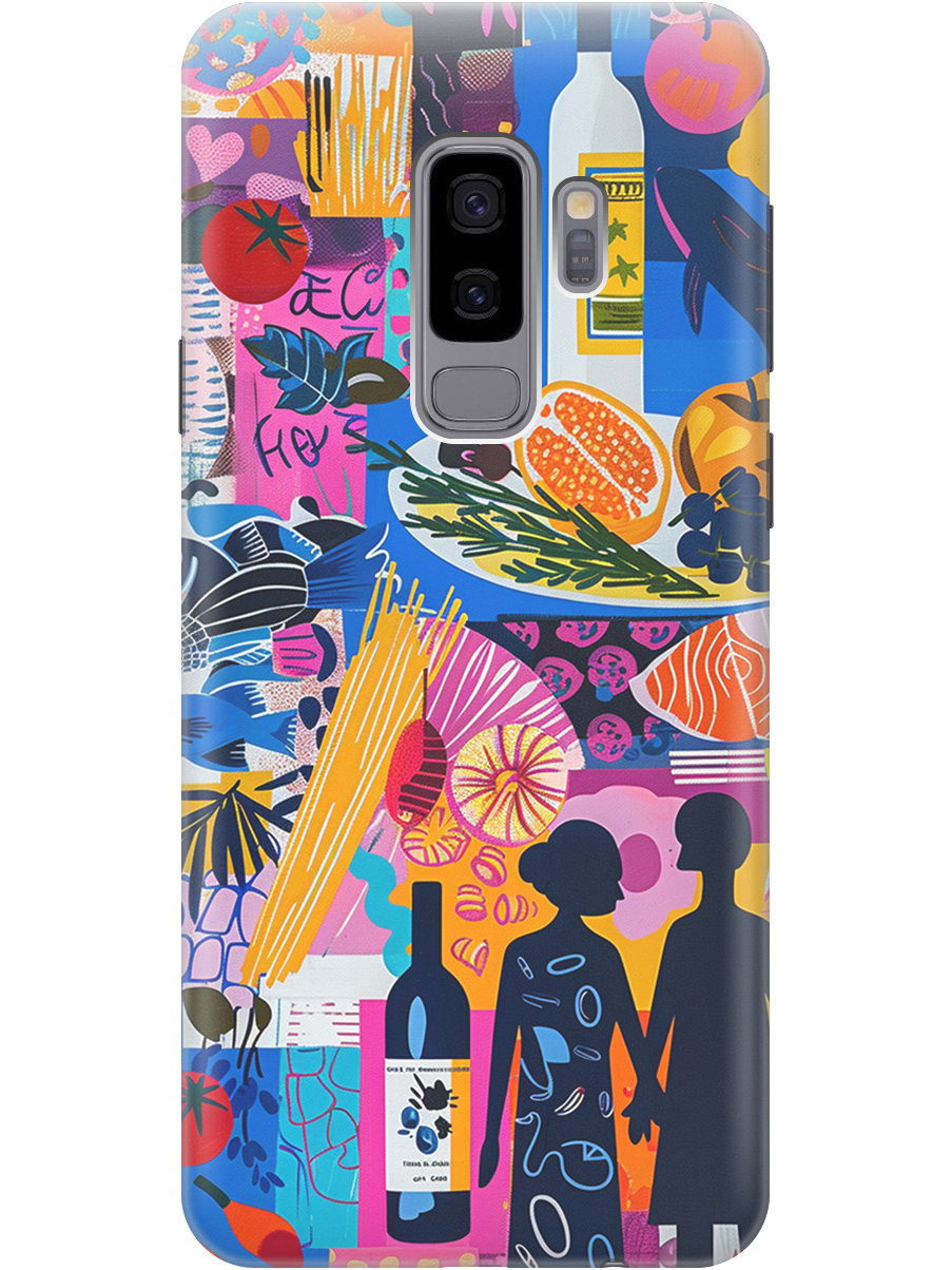 Силиконовый чехол на Samsung Galaxy S9+ с принтом "Гастрономический коллаж", Синий;прозрачный;розовый, 717439351
Силиконовый чехол на Samsung Galaxy S9+ с принтом "Гастрономический коллаж", Синий;прозрачный;розовый, 717439351