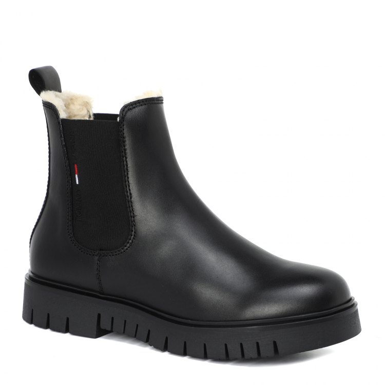 фото Женские ботинки челси tommy jeans warmlined chelsea boot en0en01572 цв. черный 40 eu