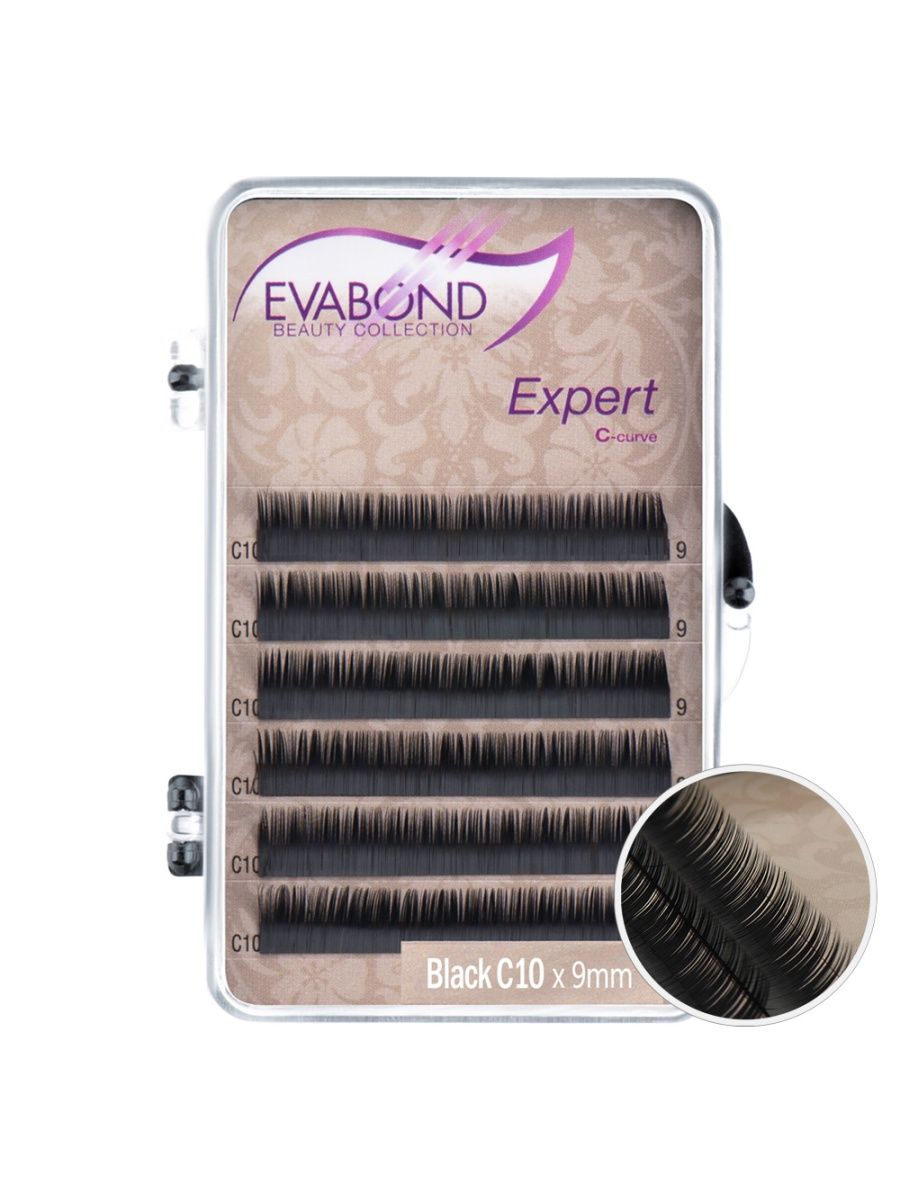 Ресницы Expert 6 линий однолинейные EVABOND Р750-06 705-10-09 Изгиб C диаметр 010 9мм, Черный, IR-4680379063910
Ресницы Expert 6 линий однолинейные EVABOND Р750-06 705-10-09 Изгиб C диаметр 010 9мм, Черный, IR-4680379063910