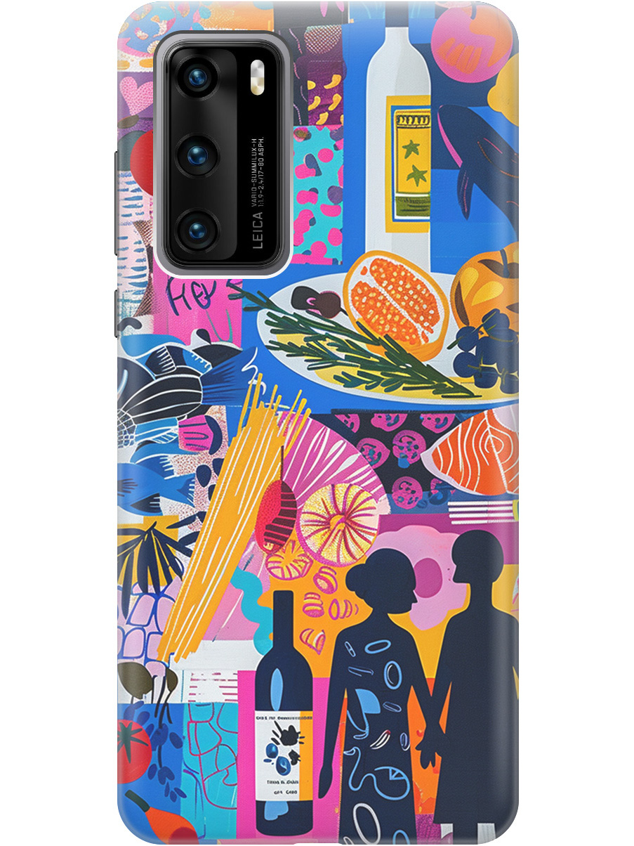 Силиконовый чехол на Huawei P40 с принтом "Гастрономический коллаж", Синий;прозрачный;розовый, 722839351
Силиконовый чехол на Huawei P40 с принтом "Гастрономический коллаж", Синий;прозрачный;розовый, 722839351