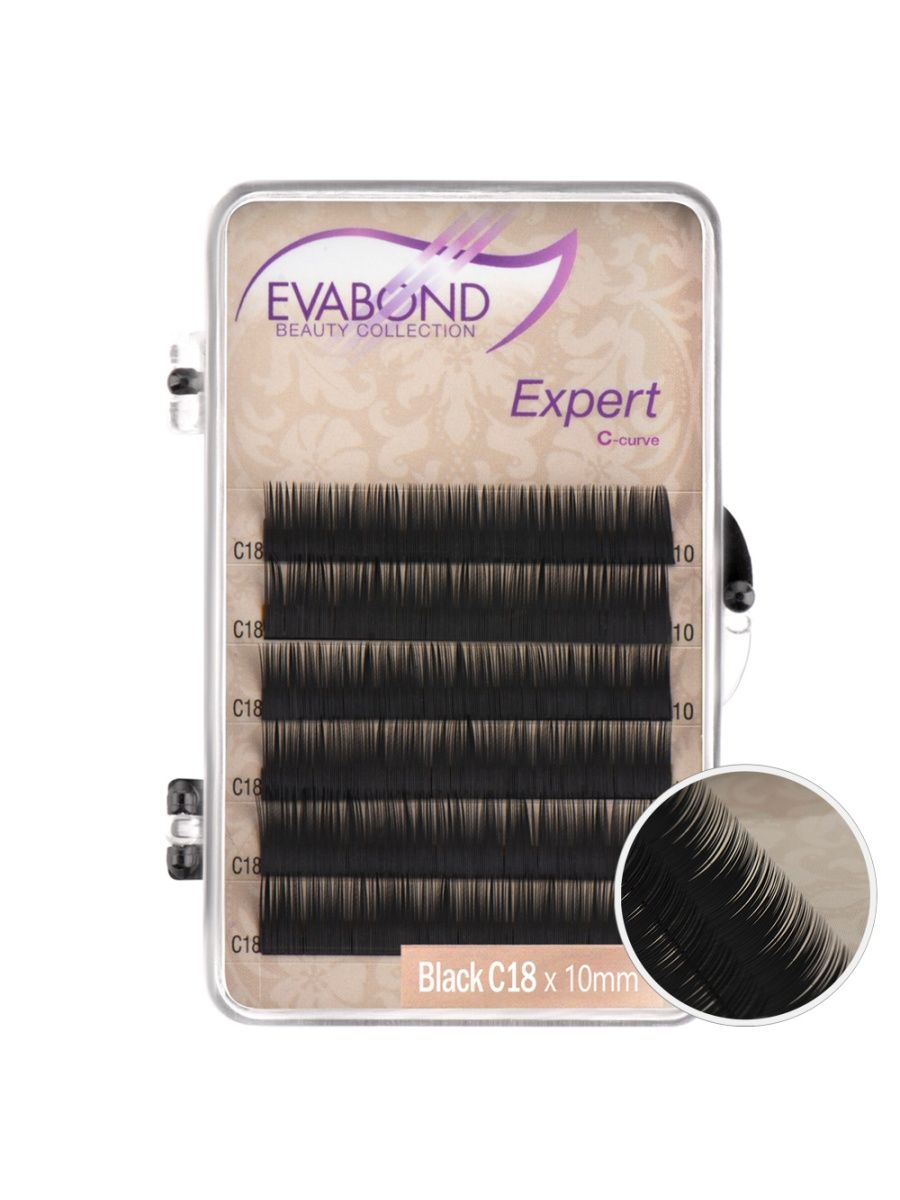 Ресницы Expert 6 линий однолинейные EVABOND Р750-06 705-18-10 Изгиб C диаметр 018 10мм, Черный, IR-4680379064276
Ресницы Expert 6 линий однолинейные EVABOND Р750-06 705-18-10 Изгиб C диаметр 018 10мм, Черный, IR-4680379064276