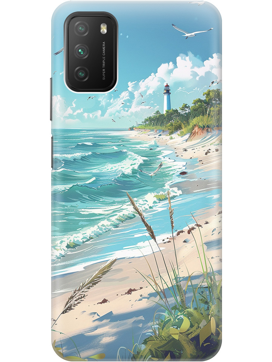 Силиконовый чехол на Xiaomi Redmi 9T / Poco M3 с принтом "Чайки у маяка", Белый;голубой;зеленый;прозрачный, 724142741
Силиконовый чехол на Xiaomi Redmi 9T / Poco M3 с принтом "Чайки у маяка", Белый;голубой;зеленый;прозрачный, 724142741