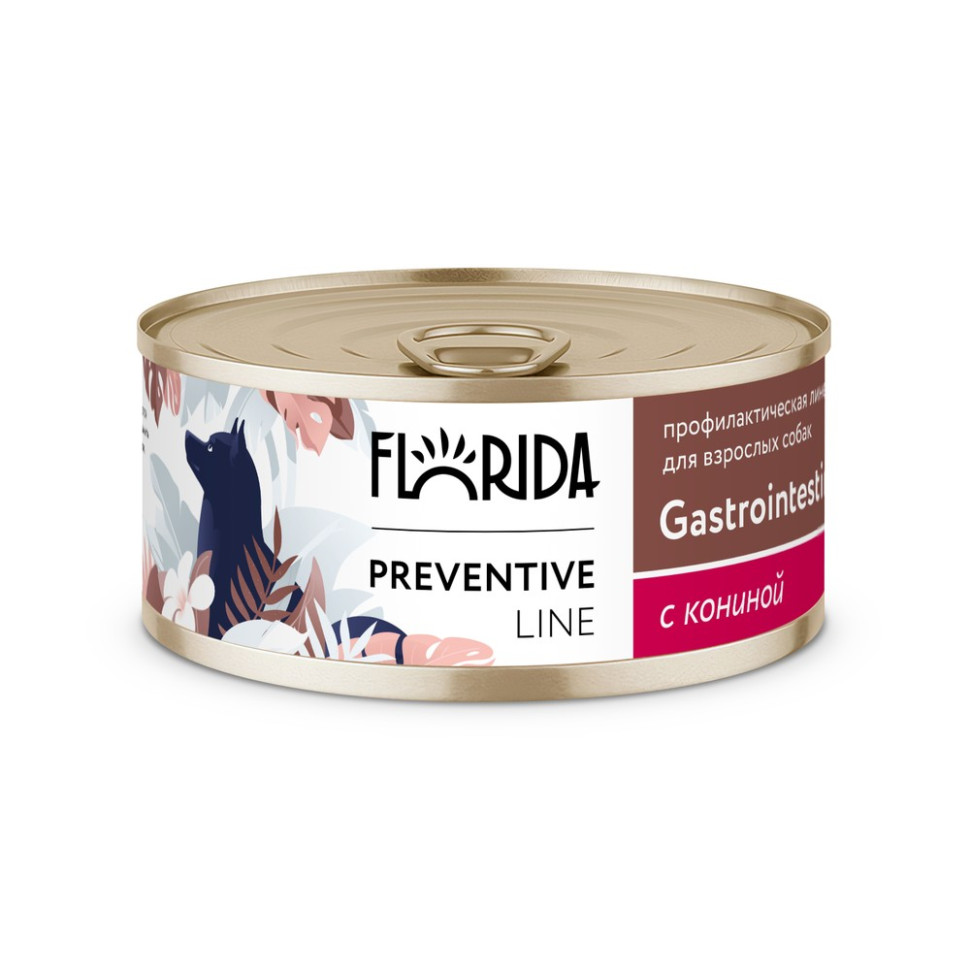 Влажный корм для собак Florida Preventive Line для пищеварения, с кониной 24 шт по 100 г
Влажный корм для собак Florida Preventive Line для пищеварения, с кониной 24 шт по 100 г