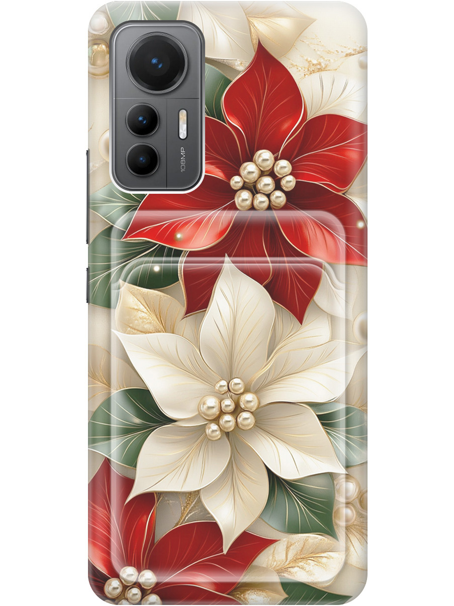 Силиконовый чехол на Xiaomi 12 Lite с принтом "Цветы и бусы" с карманом для карты, Бежевый;красный;прозрачный, 740133321
Силиконовый чехол на Xiaomi 12 Lite с принтом "Цветы и бусы" с карманом для карты, Бежевый;красный;прозрачный, 740133321