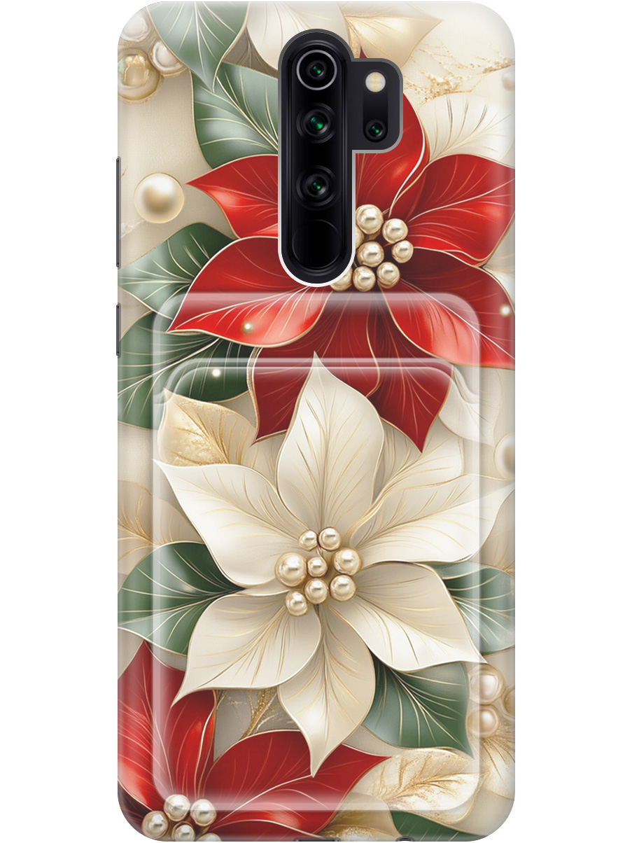 Силиконовый чехол на Xiaomi Redmi Note 8 Pro с принтом "Цветы и бусы" с карманом для карты, Бежевый;красный;прозрачный, 721936321
Силиконовый чехол на Xiaomi Redmi Note 8 Pro с принтом "Цветы и бусы" с карманом для карты, Бежевый;красный;прозрачный, 721936321