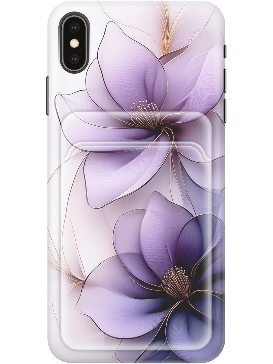 Силиконовый чехол на Apple iPhone XS Max с принтом "Сиреневые цветы" с карманом для карты, Белый;прозрачный;серый;фиолетовый, 719086221
Силиконовый чехол на Apple iPhone XS Max с принтом "Сиреневые цветы" с карманом для карты, Белый;прозрачный;серый;фиолетовый, 719086221