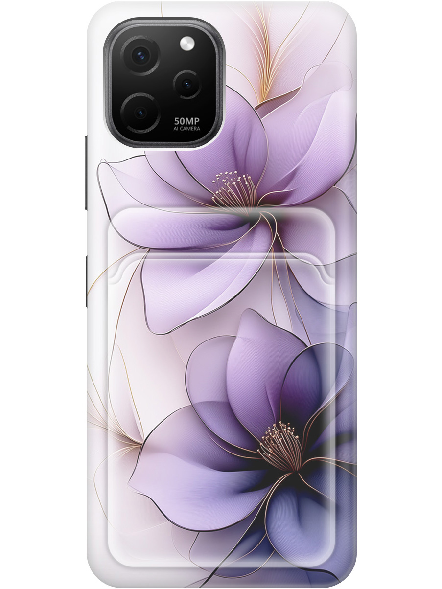 Силиконовый чехол на Huawei nova Y61 с принтом "Сиреневые цветы" с карманом для карты, Белый;прозрачный;серый;фиолетовый, 762098521
Силиконовый чехол на Huawei nova Y61 с принтом "Сиреневые цветы" с карманом для карты, Белый;прозрачный;серый;фиолетовый, 762098521