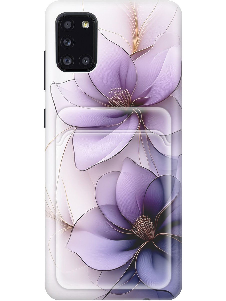 Силиконовый чехол на Samsung Galaxy A31 с принтом "Сиреневые цветы" с карманом для карты, Белый;прозрачный;серый;фиолетовый, 722871921
Силиконовый чехол на Samsung Galaxy A31 с принтом "Сиреневые цветы" с карманом для карты, Белый;прозрачный;серый;фиолетовый, 722871921