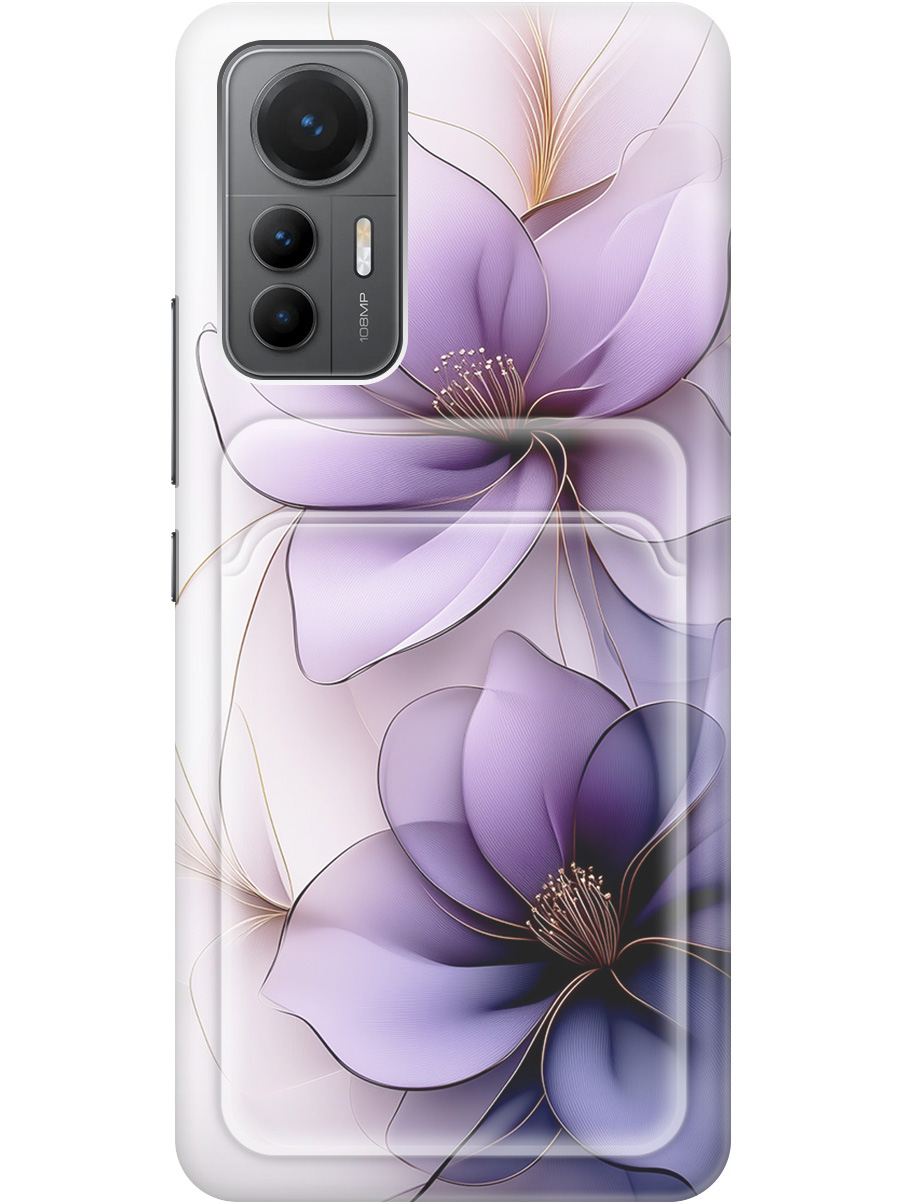 Силиконовый чехол на Xiaomi 12 Lite с принтом "Сиреневые цветы" с карманом для карты, Белый;прозрачный;серый;фиолетовый, 740133321
Силиконовый чехол на Xiaomi 12 Lite с принтом "Сиреневые цветы" с карманом для карты, Белый;прозрачный;серый;фиолетовый, 740133321