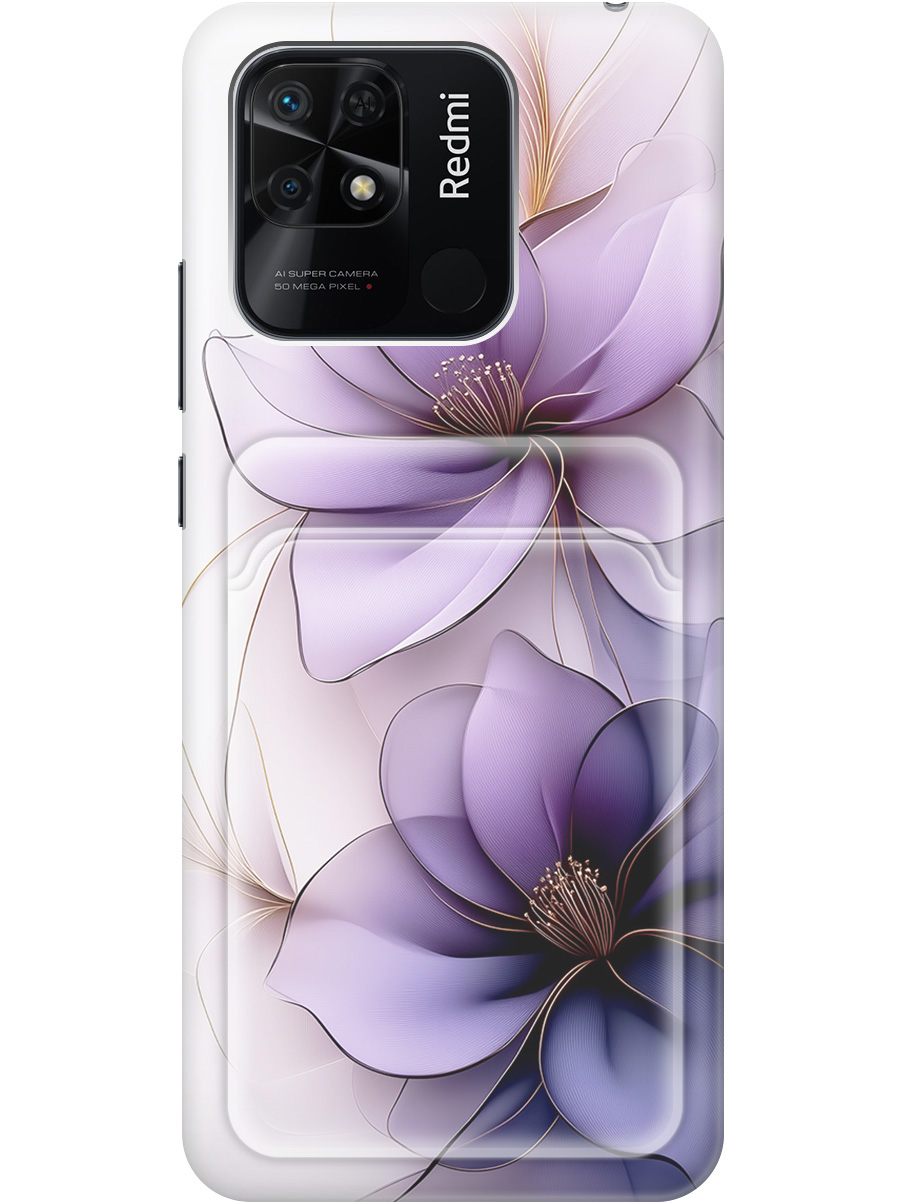 Силиконовый чехол на Xiaomi Redmi 10C с принтом "Сиреневые цветы" с карманом для карты, Белый;прозрачный;серый;фиолетовый, 736538721
Силиконовый чехол на Xiaomi Redmi 10C с принтом "Сиреневые цветы" с карманом для карты, Белый;прозрачный;серый;фиолетовый, 736538721