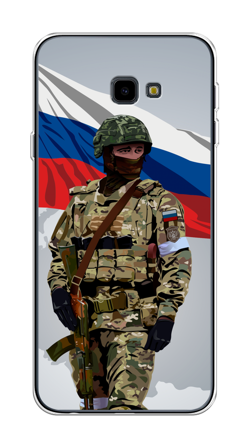 Чехол Awog на Samsung Galaxy J4 Plus 2018 "Солдат с флагом", Белый;синий;красный;зеленый, 26850-1
Чехол Awog на Samsung Galaxy J4 Plus 2018 "Солдат с флагом", Белый;синий;красный;зеленый, 26850-1