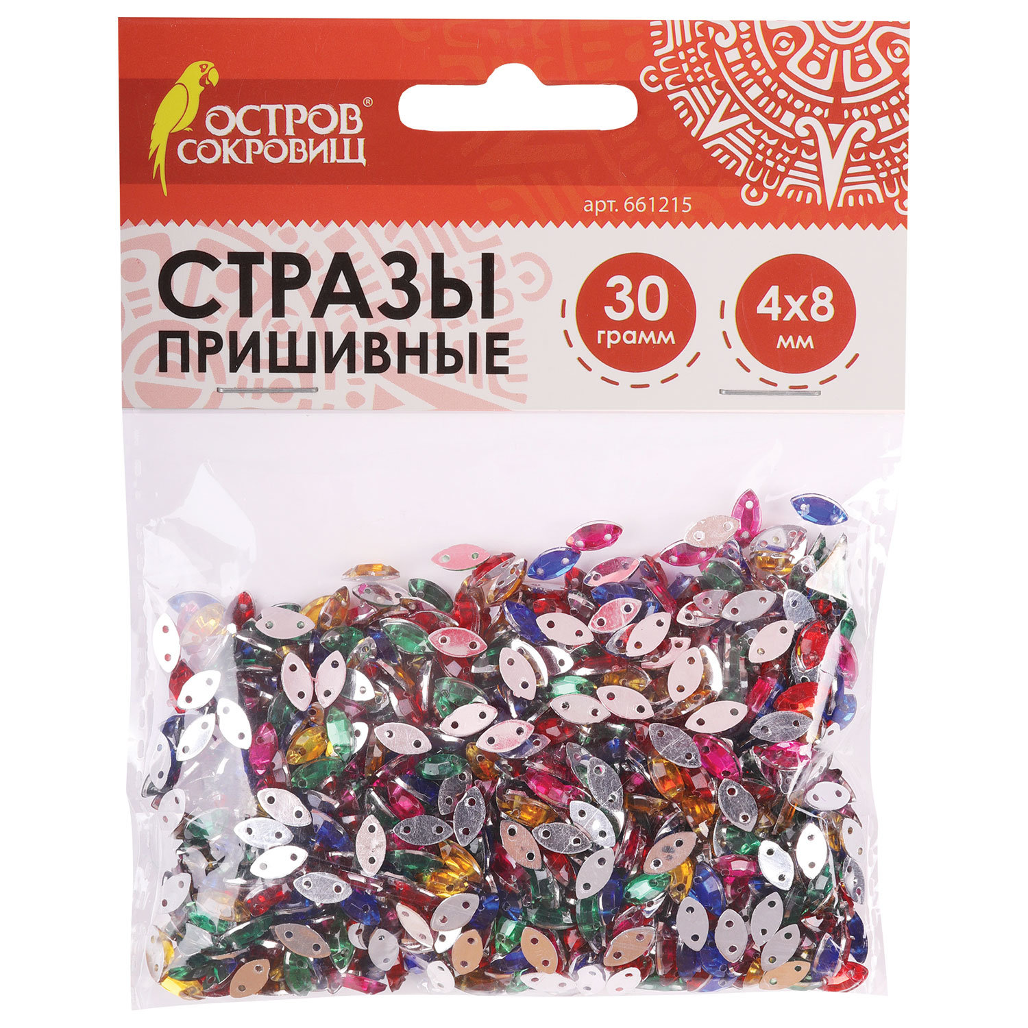 Стразы для творчества Лодочка, цвет ассорти, 4х8 мм, 30 грамм, ОСТРОВ СОКРОВИЩ, 661215, Разноцветный
Стразы для творчества Лодочка, цвет ассорти, 4х8 мм, 30 грамм, ОСТРОВ СОКРОВИЩ, 661215, Разноцветный