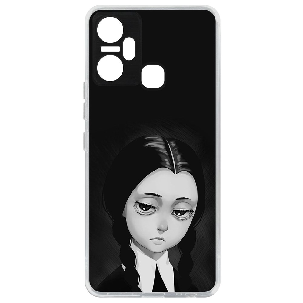 Чехол-накладка Кейс Уэнсдей Аддамс - Рисованная Уэнсдей для Infinix Smart 6 Plus, Прозрачный
Чехол-накладка Кейс Уэнсдей Аддамс - Рисованная Уэнсдей для Infinix Smart 6 Plus, Прозрачный