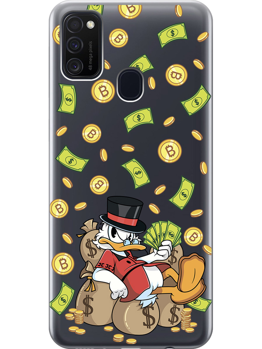 Силиконовый чехол на Samsung Galaxy M21 / M30s с принтом "Богатый Скрудж" матовый синий, Синий;прозрачный;белый;зеленый, 723067671
Силиконовый чехол на Samsung Galaxy M21 / M30s с принтом "Богатый Скрудж" матовый синий, Синий;прозрачный;белый;зеленый, 723067671