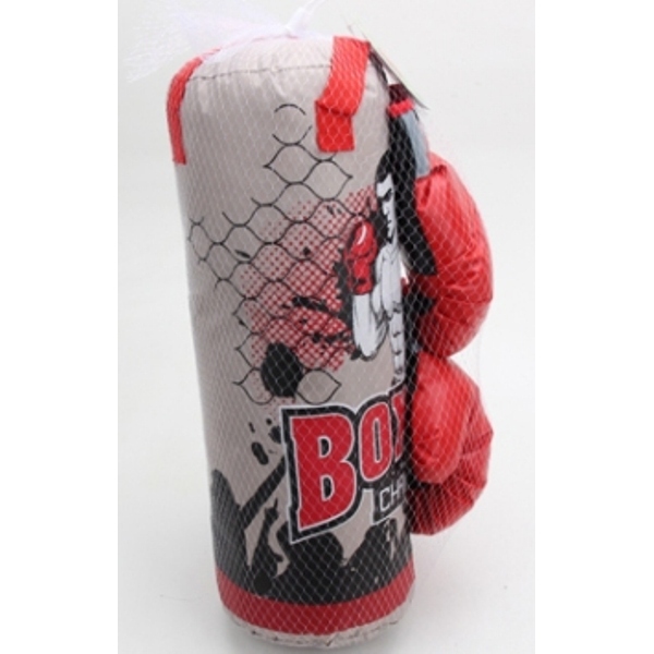 фото Набор для бокса 52см, груша, перчатки в сетке nobrand