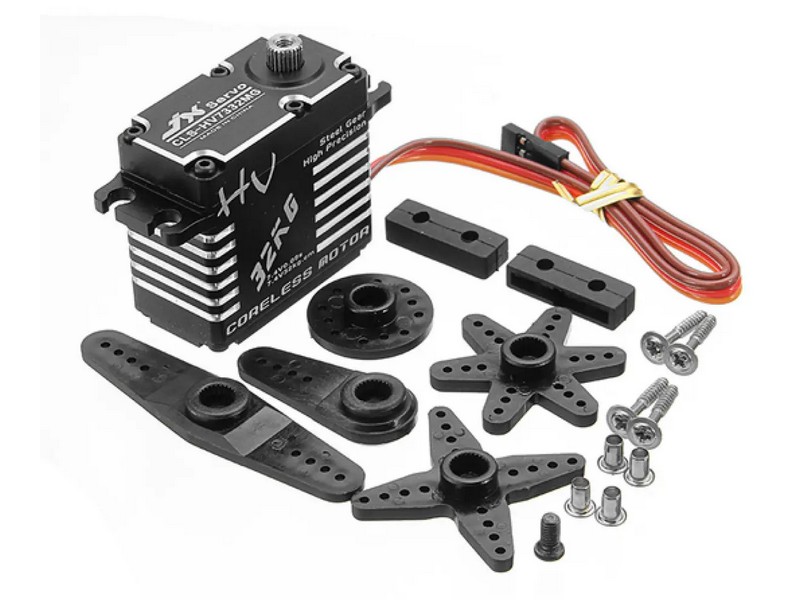 Сервомашинка цифровая JX Servo CLS-HV7332MG, 73г/32.3/0.09/7.4V Full metal, CLS-HV7332MG
Сервомашинка цифровая JX Servo CLS-HV7332MG, 73г/32.3/0.09/7.4V Full metal, CLS-HV7332MG
