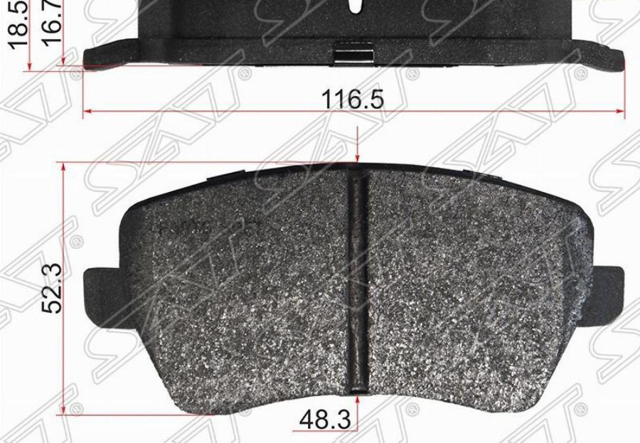 Колодки тормозные перед NISSAN ALMERA GA15 12- MARCH 12 03-10/LADA VESTA/ SAT ST4106000Q0K
Колодки тормозные перед NISSAN ALMERA GA15 12- MARCH 12 03-10/LADA VESTA/ SAT ST4106000Q0K