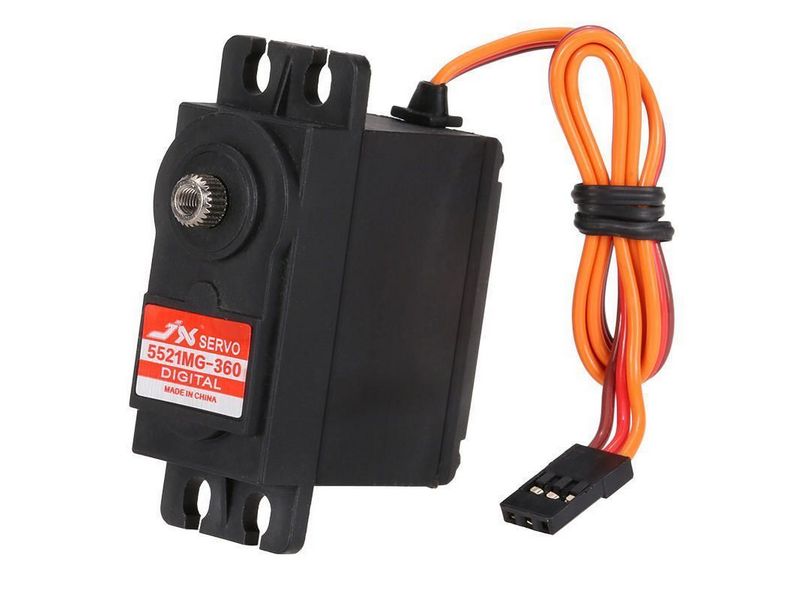 Сервомашинка цифровая JX Servo PDI-5521MG-360, 55.6г/20.32/0.16/6V стандартная, PDI-5521MG-360
Сервомашинка цифровая JX Servo PDI-5521MG-360, 55.6г/20.32/0.16/6V стандартная, PDI-5521MG-360