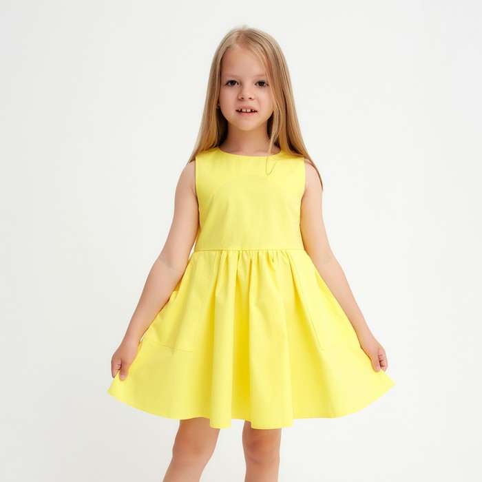 Платье для девочки с карманами KAFTAN, 36 (134-140), жёлтый, Summer cotton KAFTAN KIDS
Платье для девочки с карманами KAFTAN, 36 (134-140), жёлтый, Summer cotton KAFTAN KIDS